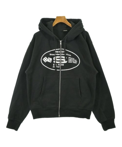 STUSSY（ステューシー）パーカー 黒 サイズ:L メンズ/2200716434016