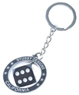 STUSSY（ステューシー）キーケース・キーホルダー 黒 サイズ:- メンズ/2200716601050