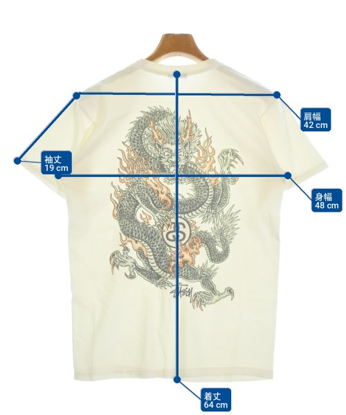 STUSSY（ステューシー）Tシャツ・カットソー 白 サイズ:S メンズ/2200714663128