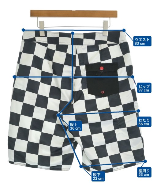STUSSY（ステューシー）ショートパンツ 黒 サイズ:33(L位) メンズ/2200717547111