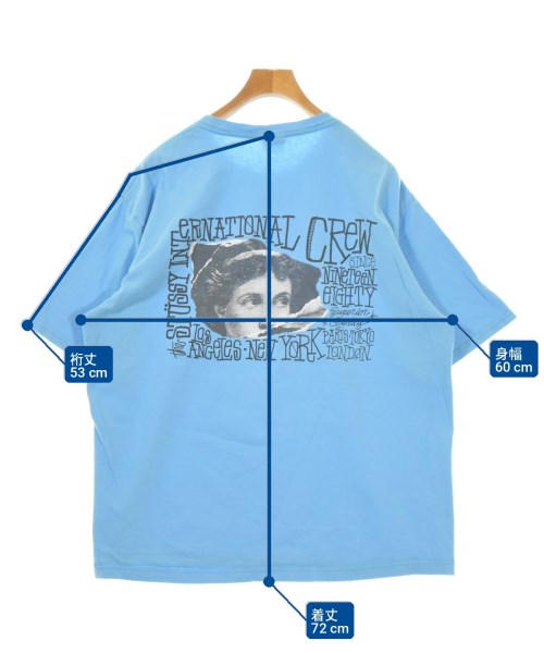 STUSSY（ステューシー）Tシャツ・カットソー 青 サイズ:XL メンズ/2200717777020