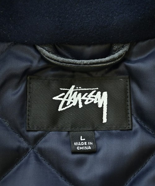 STUSSY（ステューシー）スタジャン 紺 サイズ:L メンズ/2200717788019