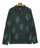 STUSSY（ステューシー）ポロシャツ 黒 サイズ:M メンズ/2200718884031