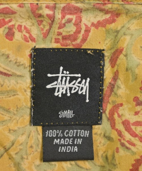STUSSY（ステューシー）カジュアルシャツ 黄 サイズ:S メンズ/2200719406041