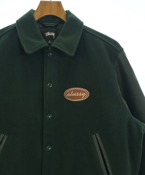 STUSSY（ステューシー）スタジャン 緑 サイズ:S メンズ/2200719688010