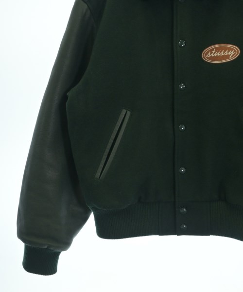 STUSSY（ステューシー）スタジャン 緑 サイズ:S メンズ/2200719688010
