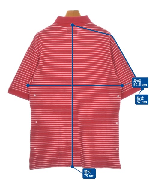 STUSSY（ステューシー）ポロシャツ 赤 サイズ:L メンズ/2200719718052