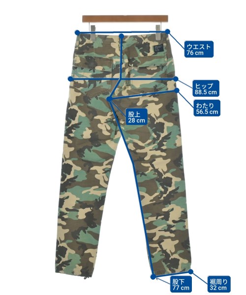 STUSSY（ステューシー）カーゴパンツ ベージュ サイズ:28(S位) メンズ/2200645064018