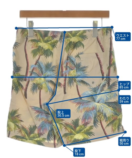 STUSSY（ステューシー）ショートパンツ ベージュ サイズ:S メンズ/2200645064025