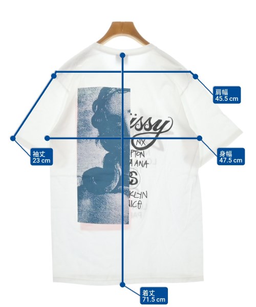 STUSSY（ステューシー）Tシャツ・カットソー 白 サイズ:M メンズ/2200629754119