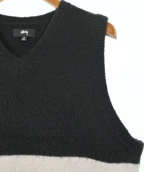 STUSSY（ステューシー）ベスト 黒 サイズ:S メンズ/2200645641059