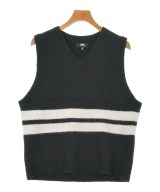 STUSSY（ステューシー）ベスト 黒 サイズ:S メンズ/2200645641059