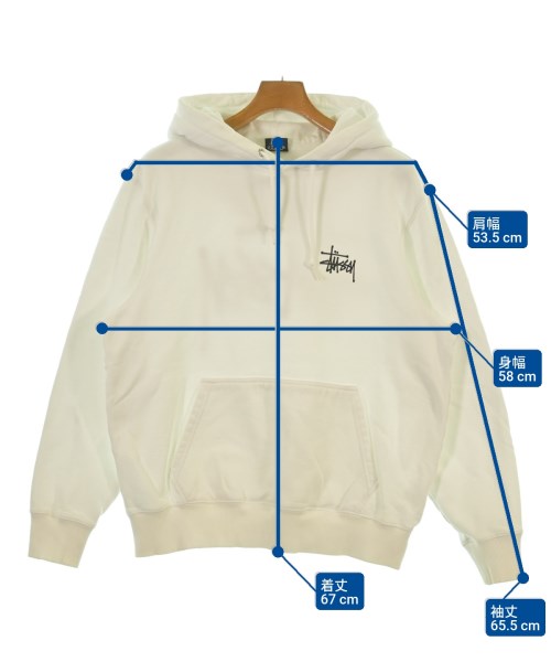 STUSSY（ステューシー）パーカー 白 サイズ:S メンズ/2200646059013