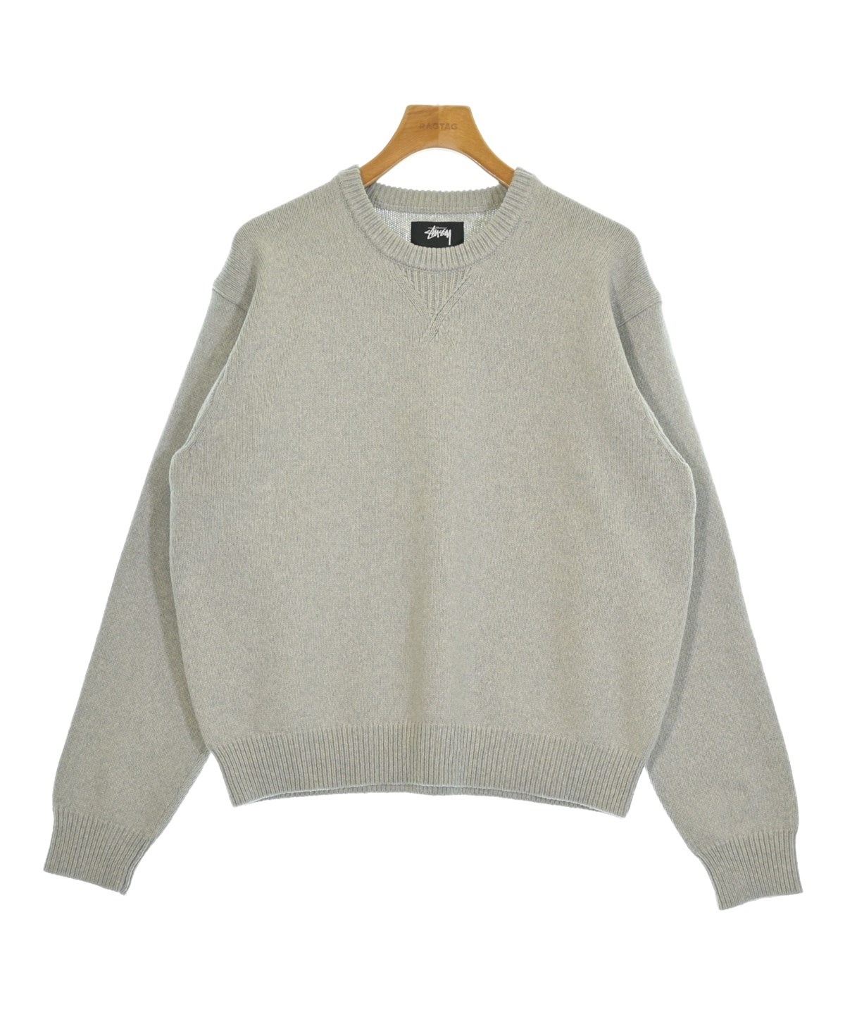 STUSSY（ステューシー）ニット・セーター グレー サイズ:L メンズ