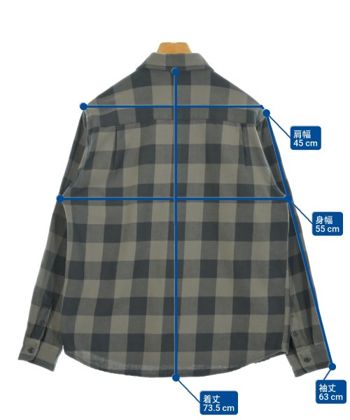STUSSY（ステューシー）カジュアルシャツ グレー サイズ:S メンズ/2200647488041