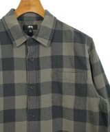 STUSSY（ステューシー）カジュアルシャツ グレー サイズ:S メンズ/2200647488041