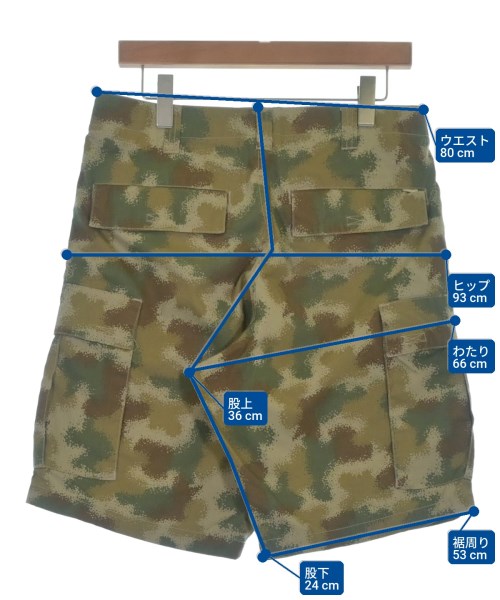 STUSSY（ステューシー）ショートパンツ カーキ サイズ:30(M位) メンズ/2200648494157
