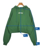 STUSSY（ステューシー）パーカー 緑 サイズ:M レディース/2200649574056