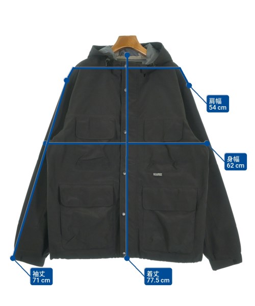 STUSSY（ステューシー）マウンテンパーカー 黒 サイズ:XL メンズ/2200650796010