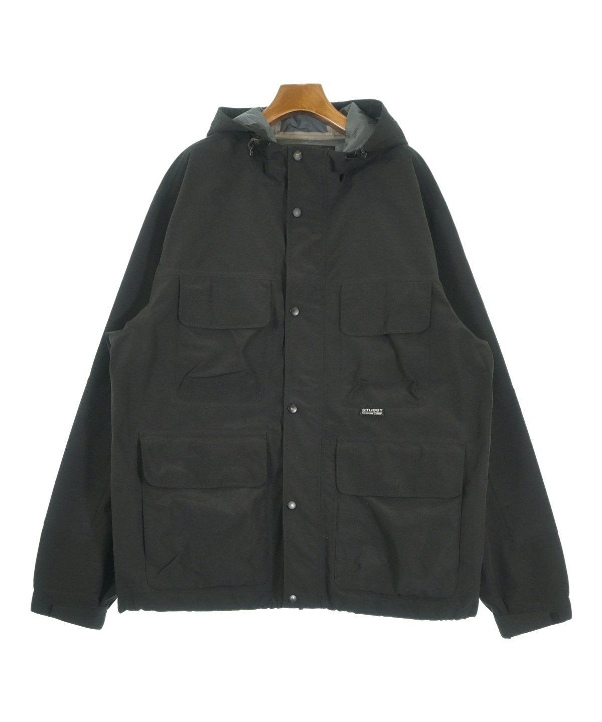 STUSSY（ステューシー）マウンテンパーカー 黒 サイズ:XL メンズ