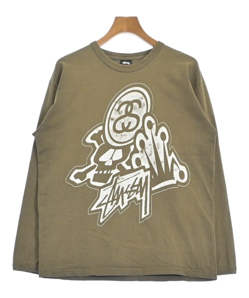 STUSSY(ステューシー)Tシャツ・カットソー カーキ サイズ:L/2200651243025