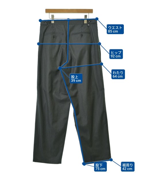 STUSSY（ステューシー）スラックス グレー サイズ:32(L位) メンズ/2200651656054