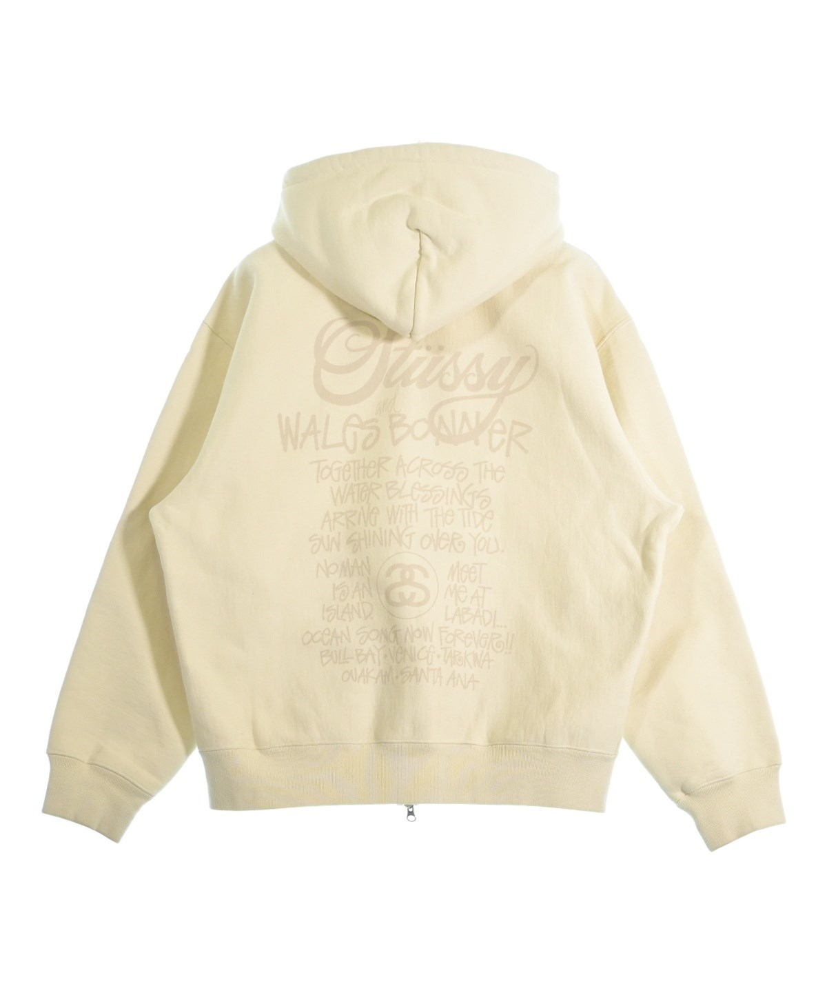 STUSSY（ステューシー）パーカー ベージュ サイズ:M メンズ 