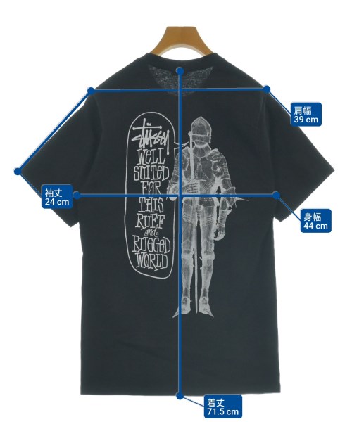 STUSSY（ステューシー）Tシャツ・カットソー 黒 サイズ:S メンズ/2200653328140