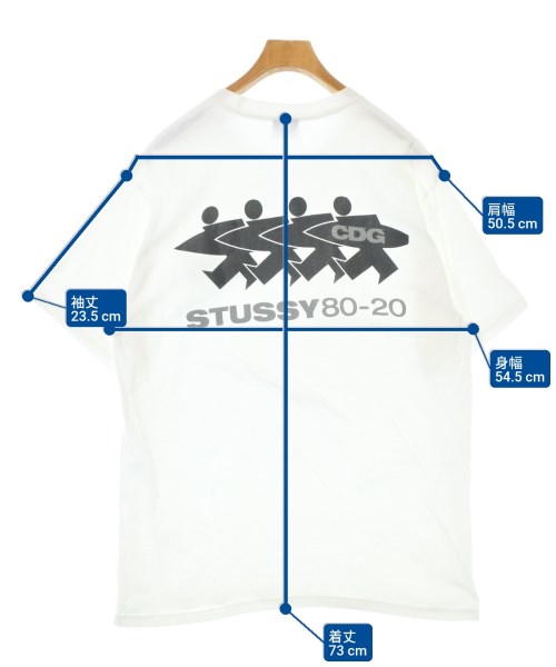 STUSSY（ステューシー）Tシャツ・カットソー 白 サイズ:L メンズ/2200645879117