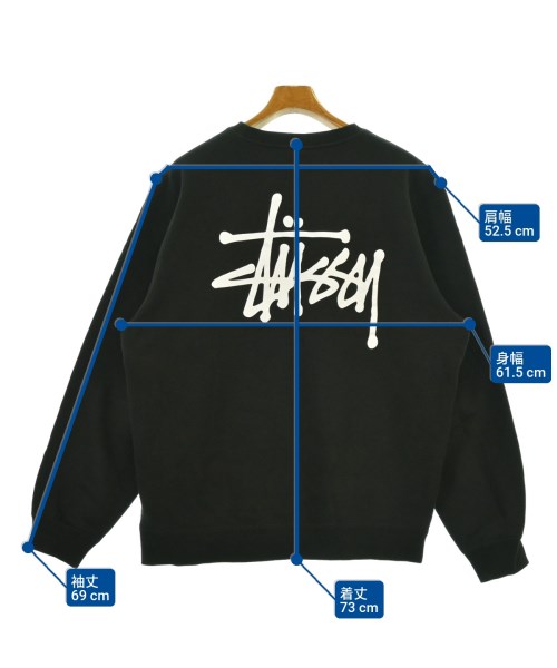 STUSSY（ステューシー）スウェット 黒 サイズ:M メンズ/2200654492024