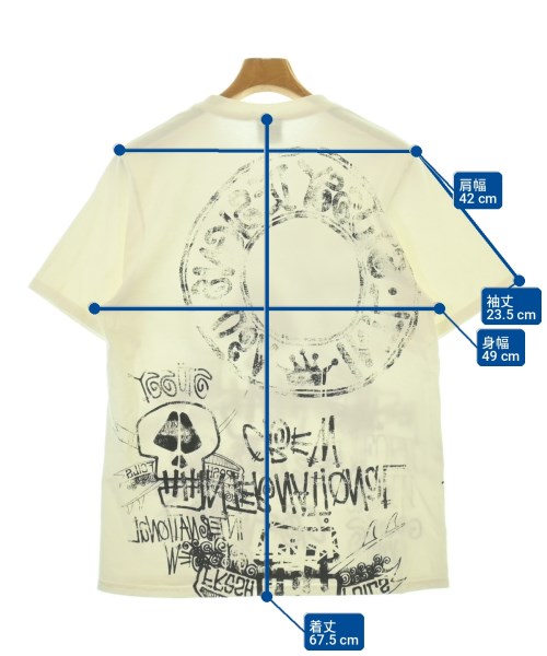 STUSSY（ステューシー）Tシャツ・カットソー 白 サイズ:S メンズ/2200702456060