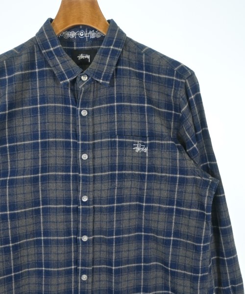 STUSSY（ステューシー）カジュアルシャツ グレー サイズ:M メンズ/2200702798023