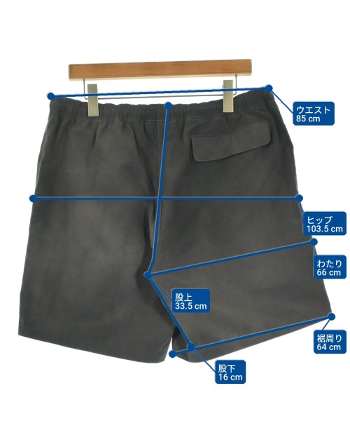 STUSSY（ステューシー）ショートパンツ グレー サイズ:L メンズ/2200702879050