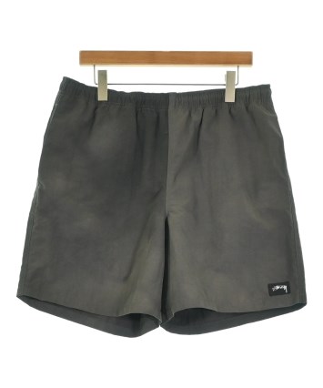 Stussy グレー/ブラック チェック ショートパンツ STUSSY（ステューシー）ショートパンツ グレー サイズ:L メンズ