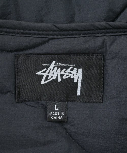 STUSSY（ステューシー）ダウンジャケット/ダウンベスト 黒 サイズ:L メンズ/2200702879074