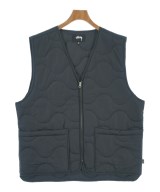 STUSSY（ステューシー）ダウンジャケット/ダウンベスト 黒 サイズ:L メンズ/2200702879074