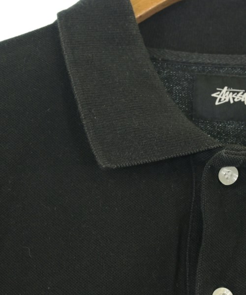 STUSSY（ステューシー）ポロシャツ 黒 サイズ:XL メンズ/2200697863041