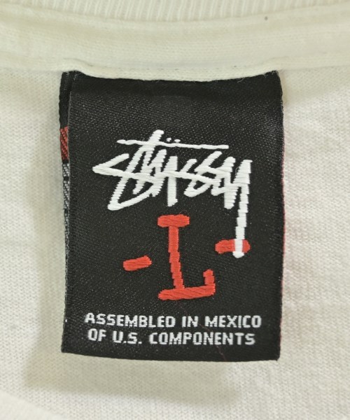 STUSSY（ステューシー）Tシャツ・カットソー 白 サイズ:L メンズ/2200704073036