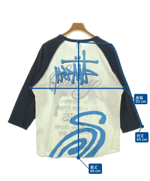 STUSSY（ステューシー）Tシャツ・カットソー 白 サイズ:L メンズ/2200704658073