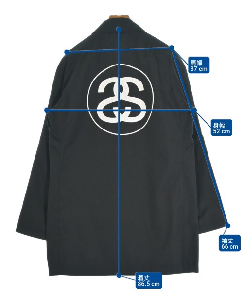 STUSSY（ステューシー）コート 黒 サイズ:M メンズ/2200703675507
