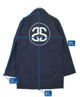 STUSSY（ステューシー）ステンカラーコート 紺 サイズ:M メンズ/2200703675514
