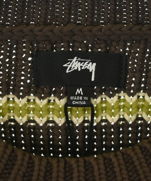 STUSSY（ステューシー）ニット・セーター 茶 サイズ:M メンズ/2200705869034