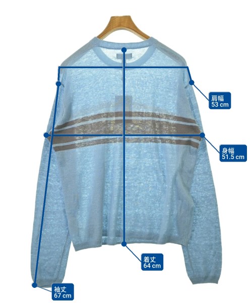 STUSSY（ステューシー）ニット・セーター 青 サイズ:M メンズ/2200705875059