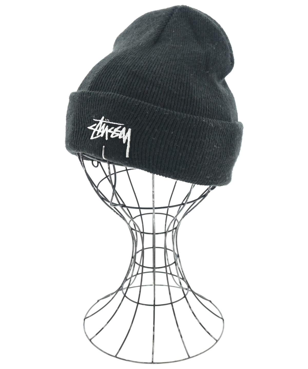 STUSSY（ステューシー）ニットキャップ・ビーニー 黒 サイズ:- メンズ