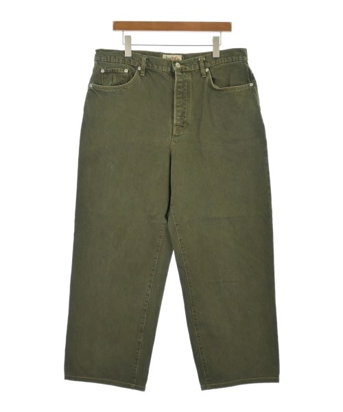 Stussy Big オリーブグリーンデニム 34 STUSSY（ステューシー）デニムパンツ 緑 サイズ:34(XL位) メンズ
