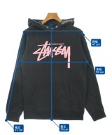 STUSSY（ステューシー）パーカー 黒 サイズ:M メンズ/2200703439048