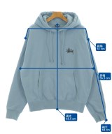 STUSSY（ステューシー）パーカー 青 サイズ:M メンズ/2200706311037