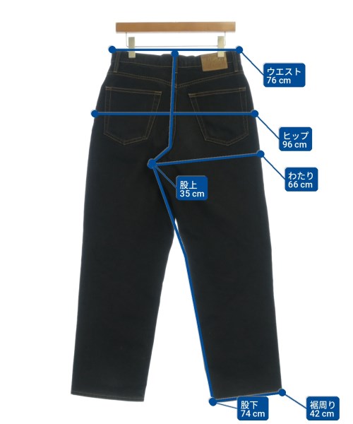 STUSSY（ステューシー）デニムパンツ 黒 サイズ:28(S位) メンズ/2200708118054