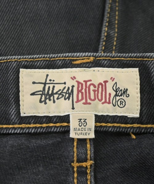 STUSSY（ステューシー）デニムパンツ 黒 サイズ:33(L位) メンズ/2200710346018