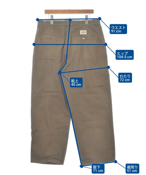 STUSSY（ステューシー）その他 茶 サイズ:34(XL位) メンズ/2200710346025